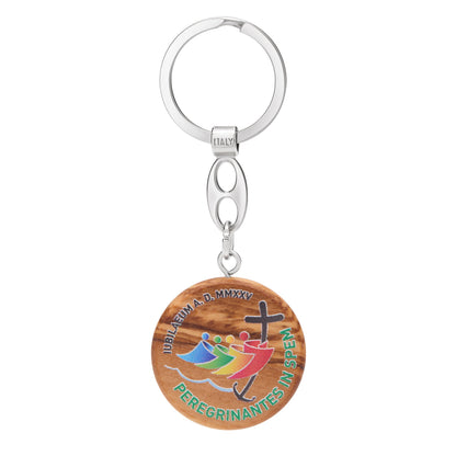 Jubilee 2025 Logo Wooden Keychain
