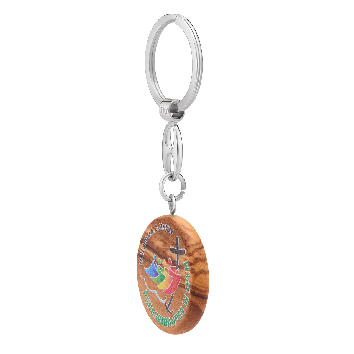 Jubilee 2025 Logo Wooden Keychain