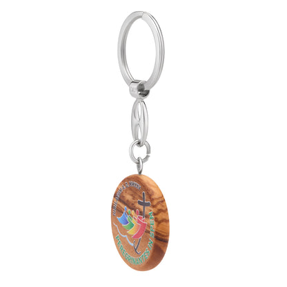 Jubilee 2025 Logo Wooden Keychain