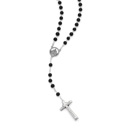Jubilee 2025 Rosary with Black Beads