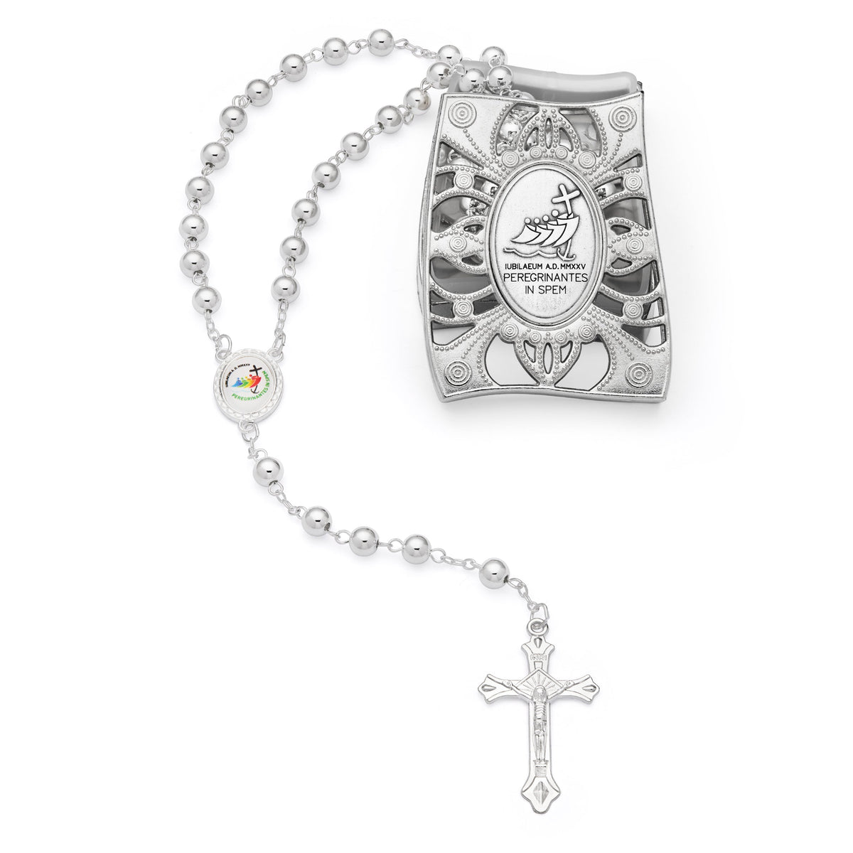 Jubilee 2025 Rosary with Filigree Box