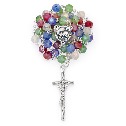 Jubilee 2025 Rosary with Matte Glass Beads