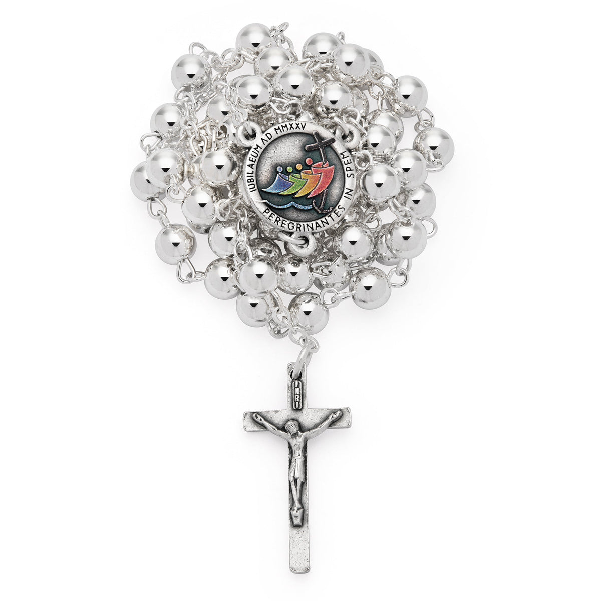Jubilee 2025 Rosary with Metal Beads