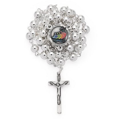 Jubilee 2025 Rosary with Metal Beads
