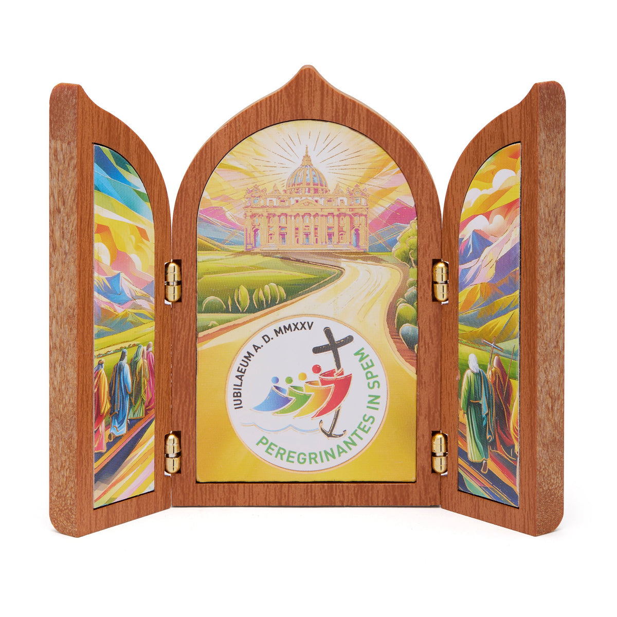 Jubilee 2025 Wooden Triptych