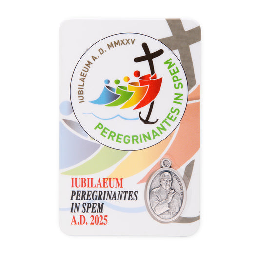 Laminated Jubilee 2025 Holy Card