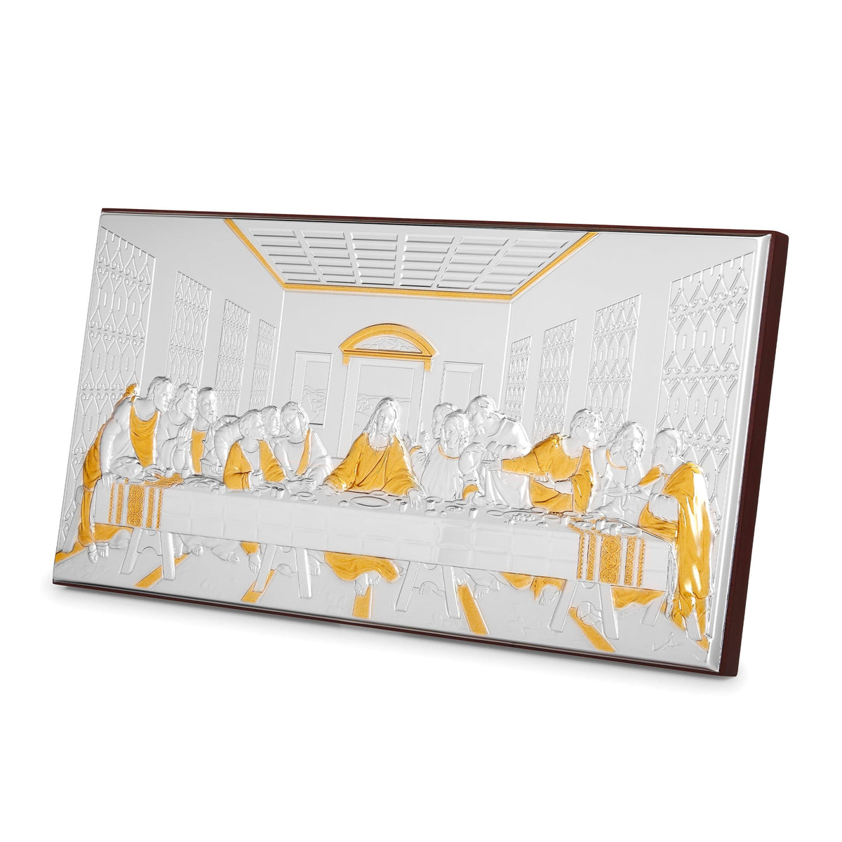Last Supper Religious Picture Bilaminated Sterling Silver