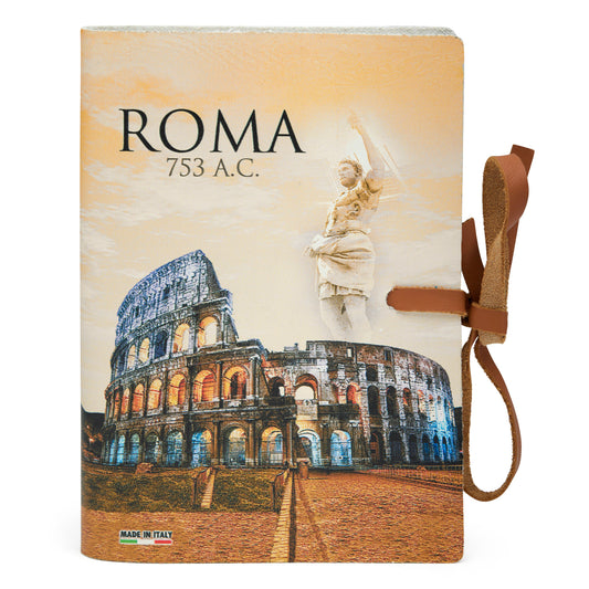 Leather Notebook featuring the Colosseum