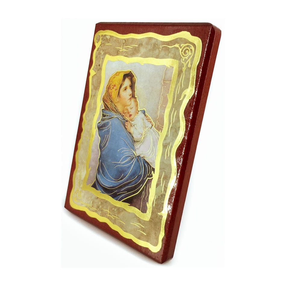 Wooden Picture of the Madonnina of Ferruzzi
