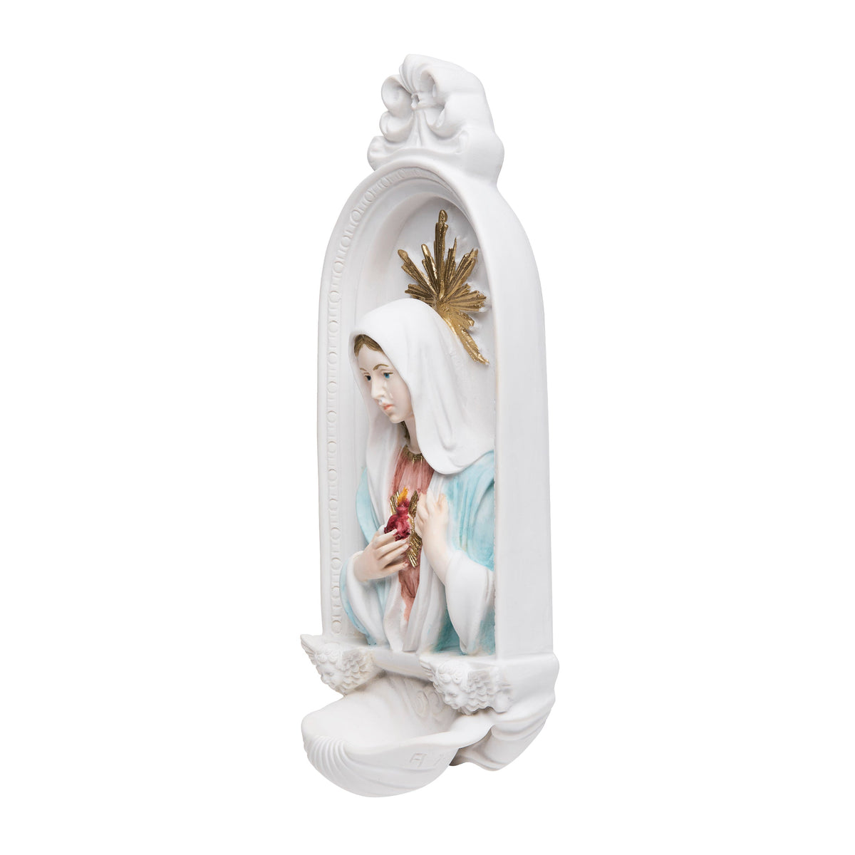 Marble Dust Holy Water Font of Our Lady of Tears