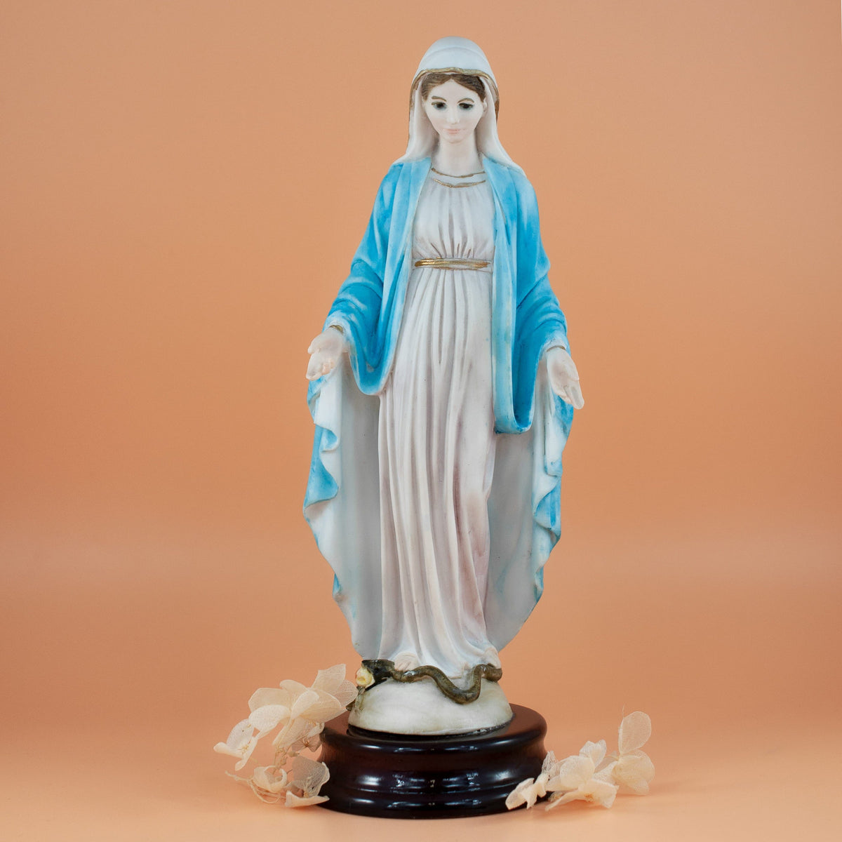 Marble Dust Statue of Miraculous Virgin Open Arms