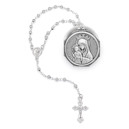 Mater Ecclesiae Octagonal Rosary Case with Rosary