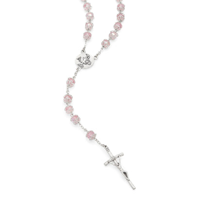 Mater Ecclesiae Rosary in Decorated Caps Beads