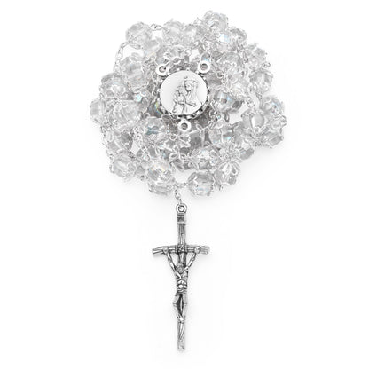 Mater Ecclesiae Rosary in Transparent Beads
