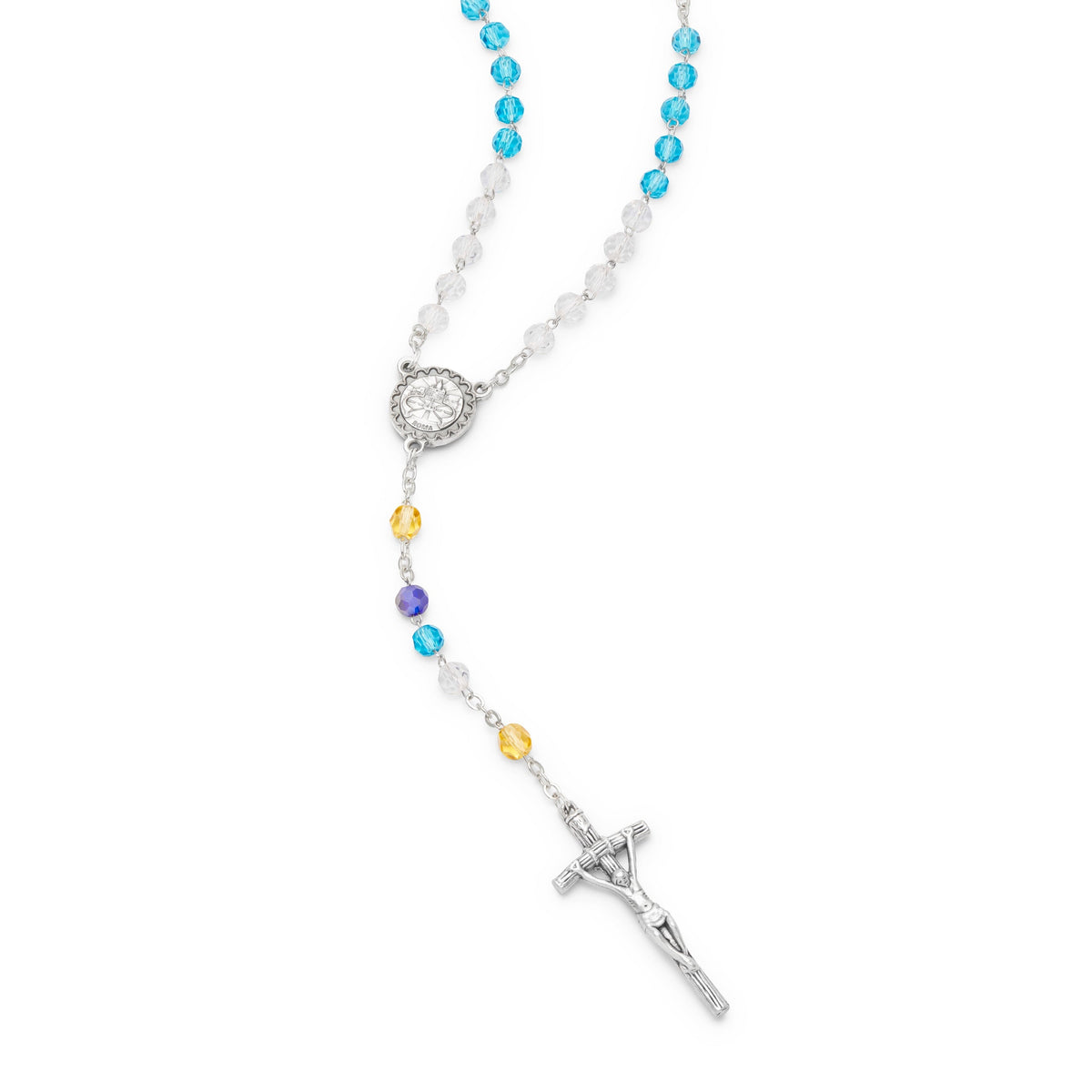 Mater Ecclesiae Shades Of Crystal Rosary