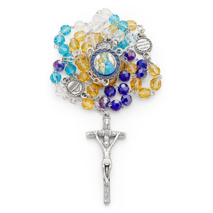 Mater Ecclesiae Shades Of Crystal Rosary