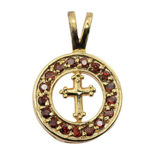 Medal with Cross Pendant