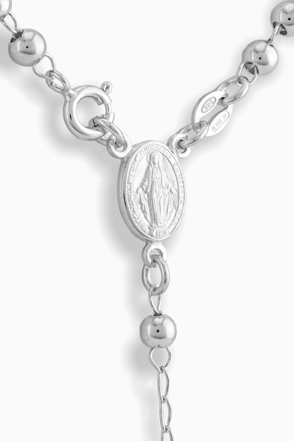 MIRACULOUS MARY ROSARY 4 MM BEADS