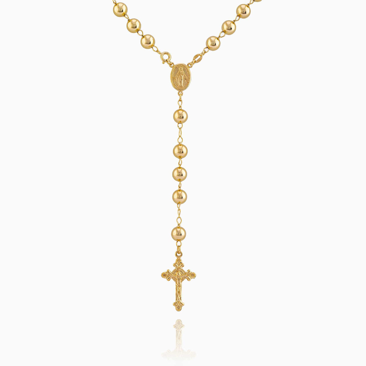 MIRACULOUS MARY ROSARY 4 MM BEADS