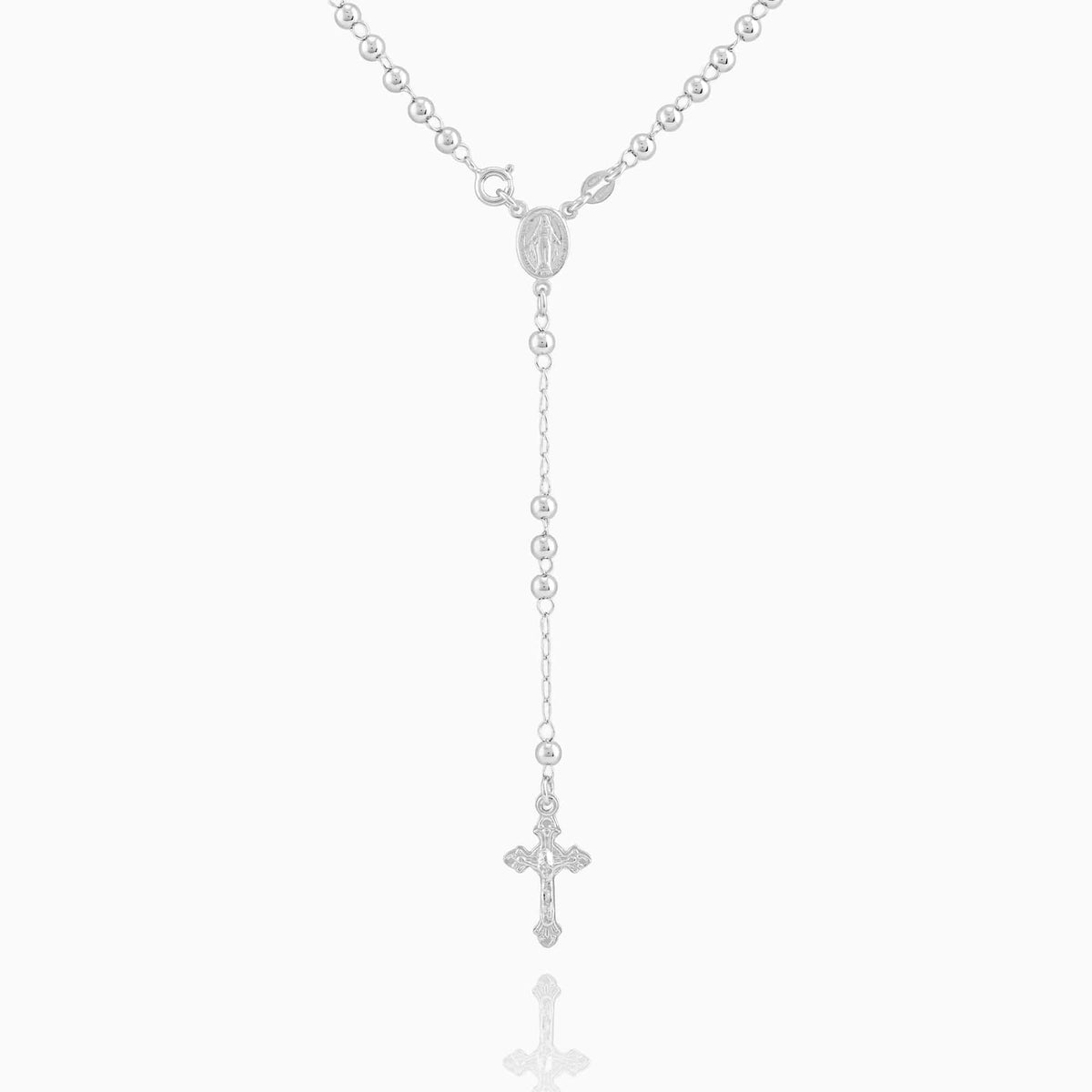 MIRACULOUS MARY ROSARY 4 MM BEADS