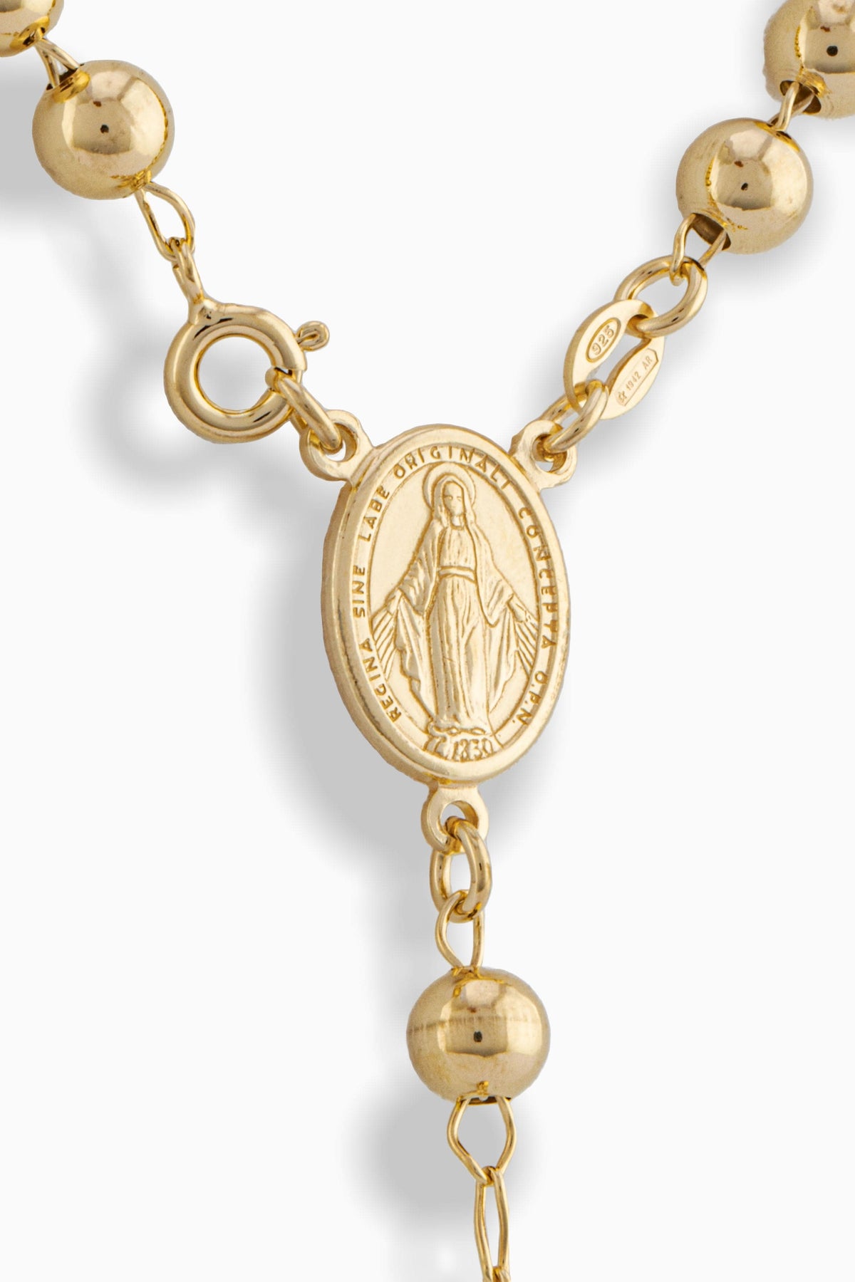 MIRACULOUS MARY ROSARY 6 MM BEADS