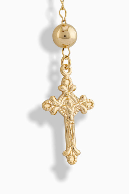MIRACULOUS MARY ROSARY WITH 8 MM BEADS