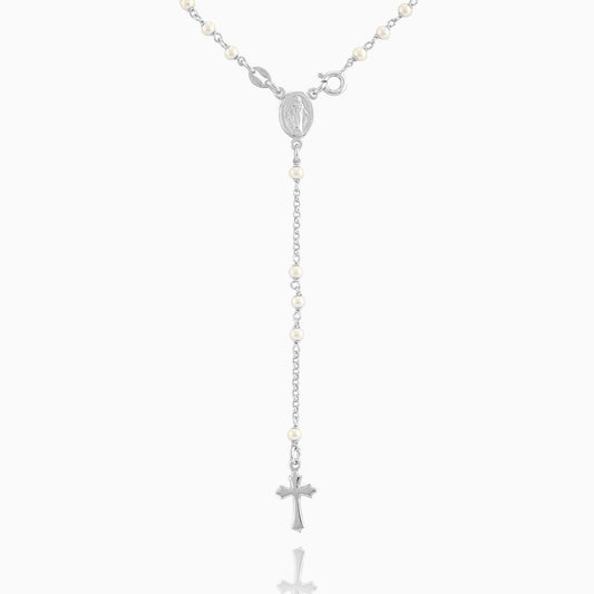 MIRACULOUS MARY ROSARY WITH SYNTHETIC PEARL