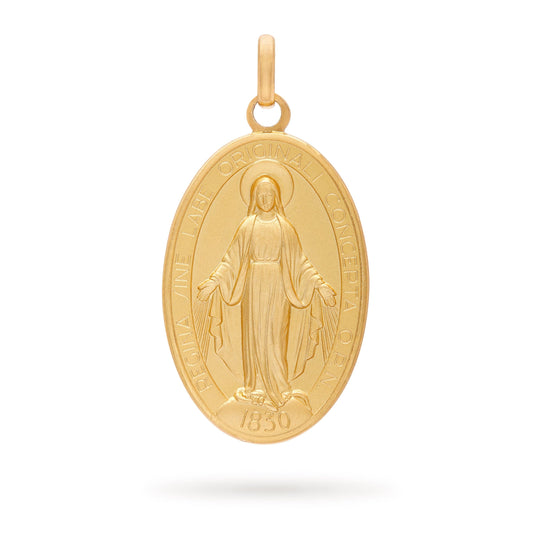 Yellow Gold Miraculous Medal