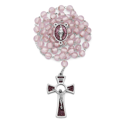 Miraculous Virgin Rosary in Murano Glass