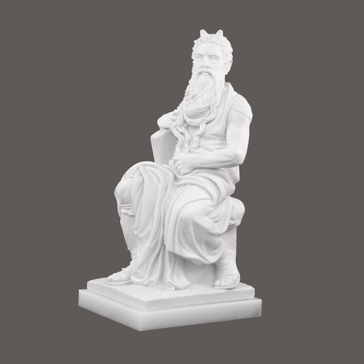 Moses of Michelangelo Marble Dust Statue