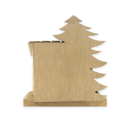 Nativity Set 6 pcs Natural Wood