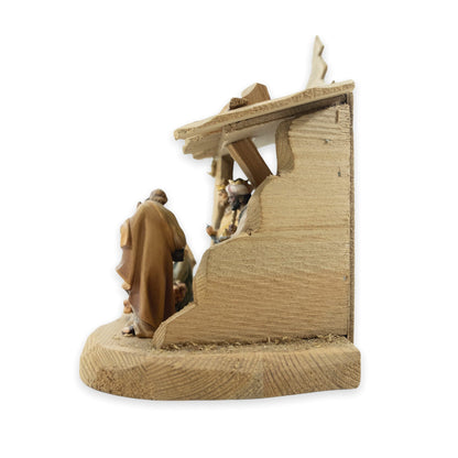 Nativity Set 6 pcs Natural Wood