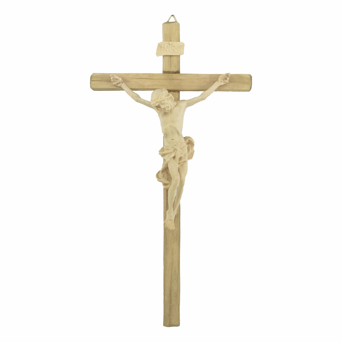 Natural Wood Crucifix Without Colours