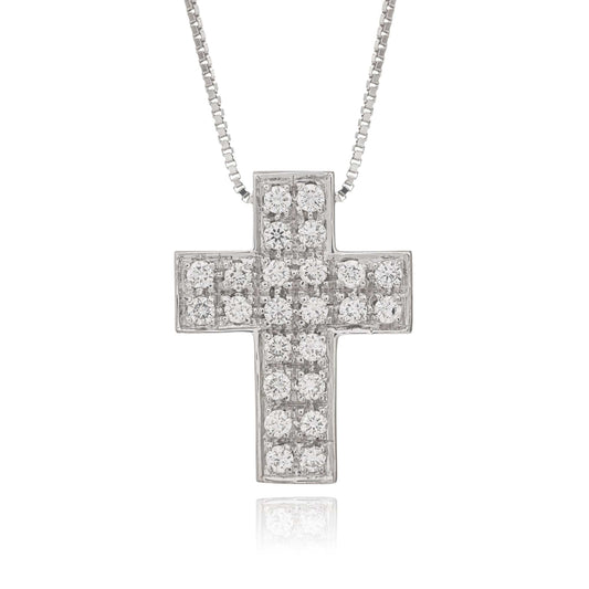 Necklace Diamonds in White Gold