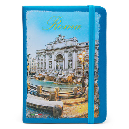 Notebook featuring the Trevi Fountain