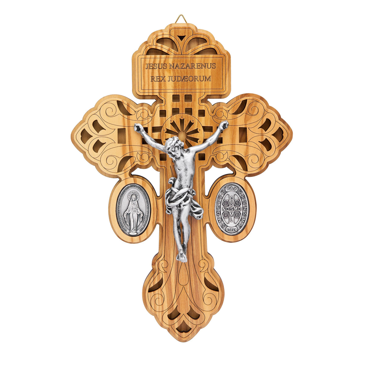Olive Wood Cross of Forgiveness