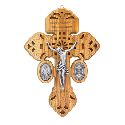 Olive Wood Cross of Forgiveness