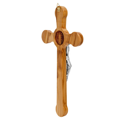 Olive Wood St. Benedict Crucifix