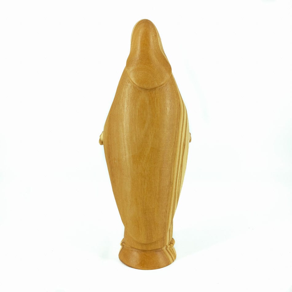 Olive Wood Statue of Our Lady of the Miraculous Medal