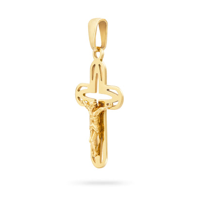 Openwork Gold Plated Crucifix