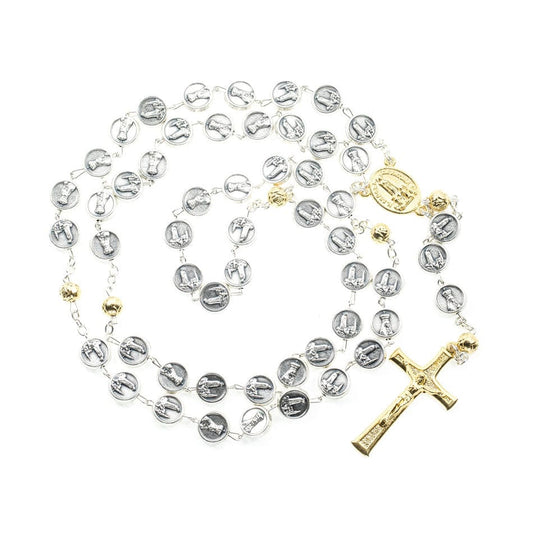 Our Lady of Fatima Pewter Rosary