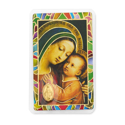 Our Lady of Good Counsel Prayer Card