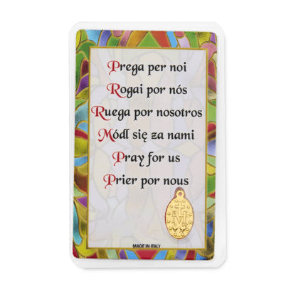 Our Lady of Good Counsel Prayer Card