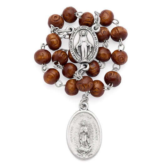 Our Lady of Guadalupe Wooden Devotional Rosary