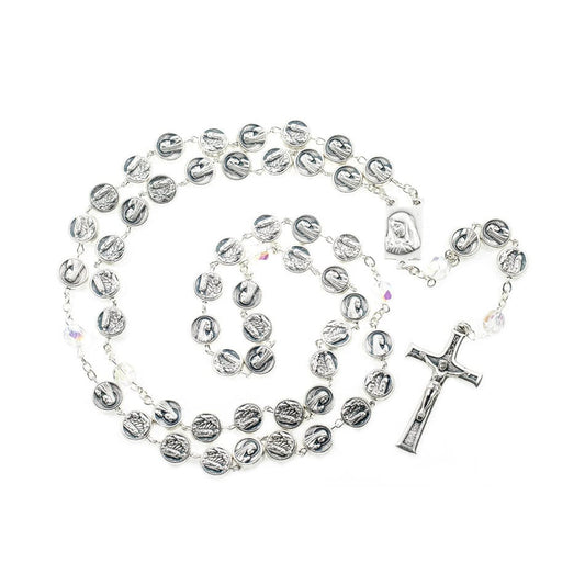 Our Lady of Lourdes Traditional Rosary Prayer Beads