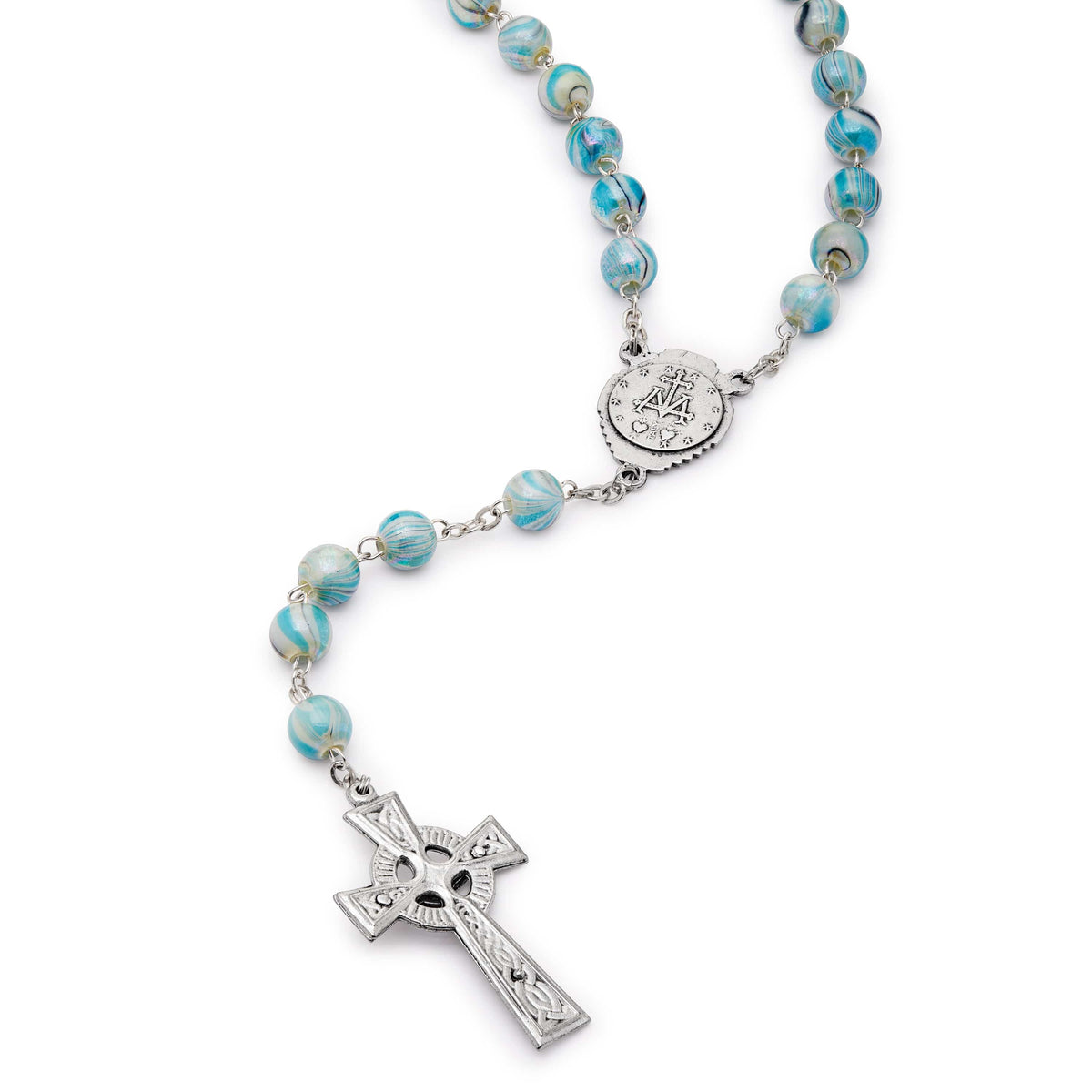 Our Lady of Miraculous Medal Five Decades Rosary Beads