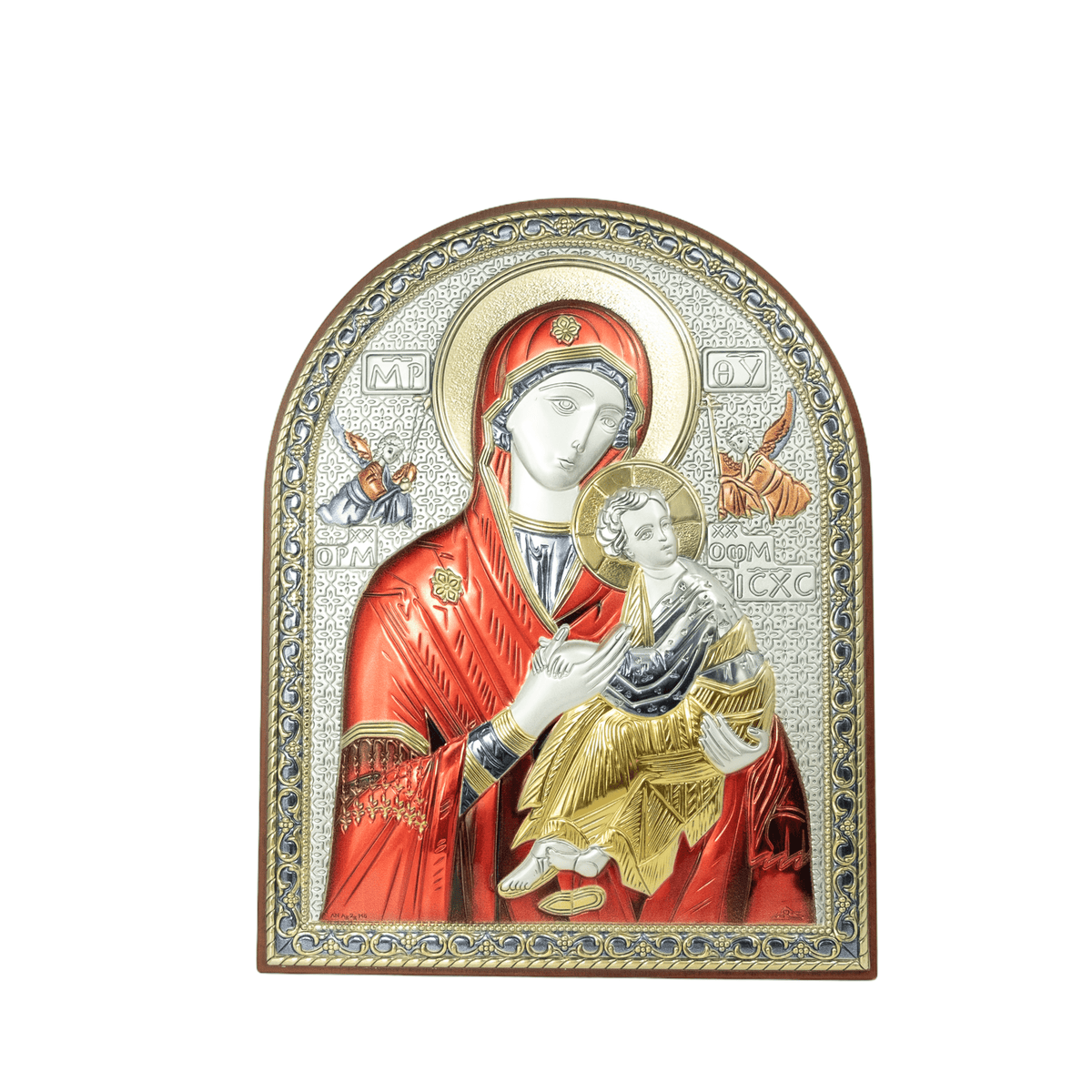 Our Lady of Perpetual Help Bilaminate Sterling Silver Painting