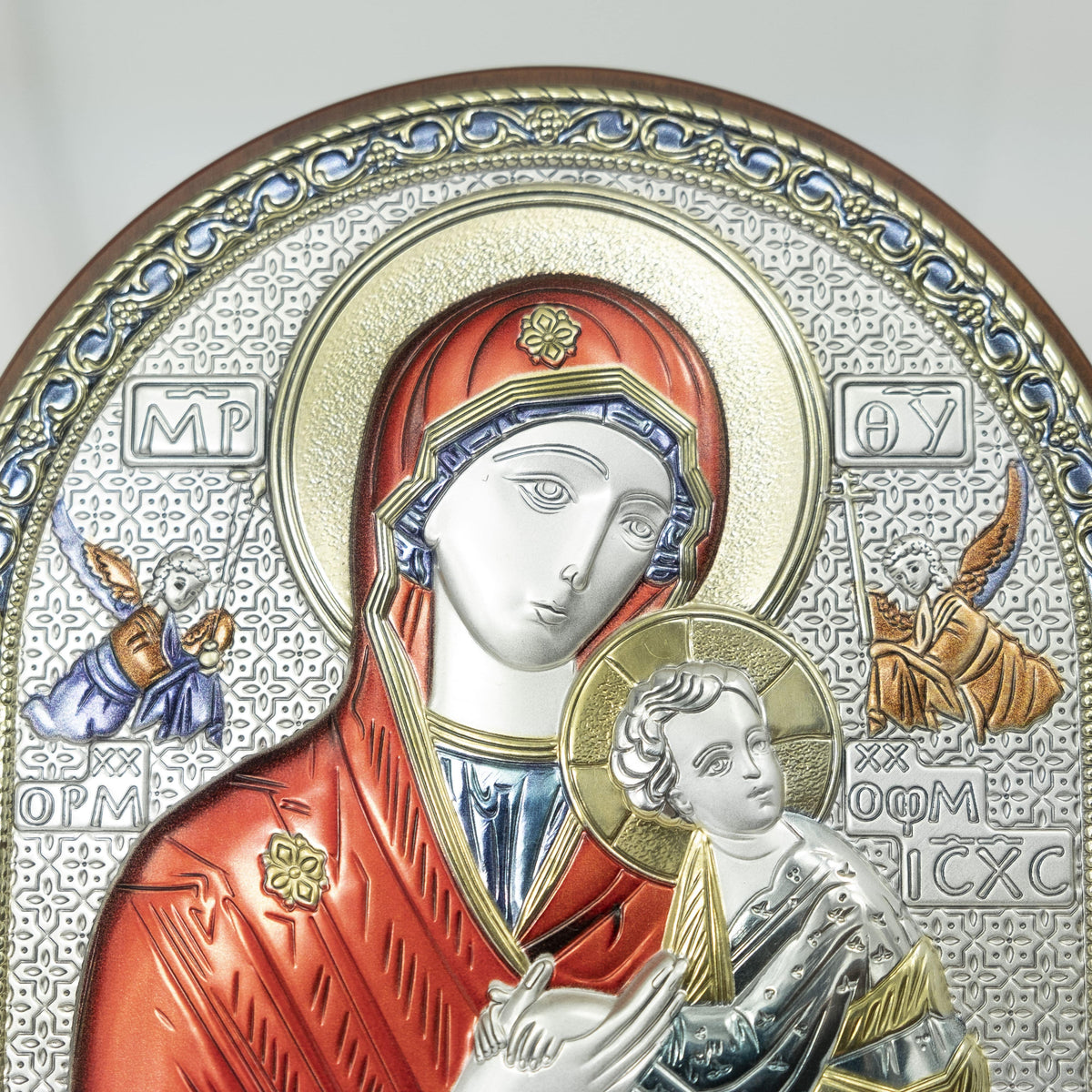 Our Lady of Perpetual Help Bilaminate Sterling Silver Painting