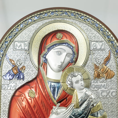 Our Lady of Perpetual Help Bilaminate Sterling Silver Painting