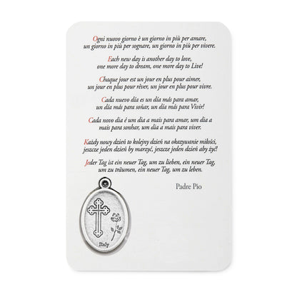 Padre Pio da Pietrelcina Prayer Card